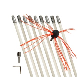 <span class=keywords><strong>Kit</strong></span> di spazzole per spazzaneve per trapano elettrico di vendita calda con macchina per spazzole per la pulizia del camino a 10 aste - Product Image 1