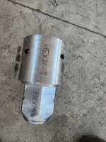 Accouplement hexagonal SY de 277 mm de diamètre pour tarière à hélice continue (CFA) pour forage de sols/argiles, en acier Q345B, épaisseur 8-30 mm
