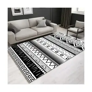 现代涤纶印花地毯用于客厅承包地毯