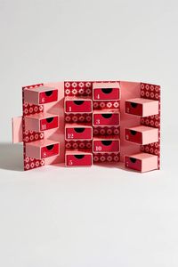 Boîte cadeau <span class=keywords><strong>calendrier</strong></span> de l'<span class=keywords><strong>avent</strong></span> pour bijoux fantaisie, boîte en papier rigide personnalisée avec gaufrage, matériau recyclable pour le compte à rebours des fêtes de Noël - Product Image 2