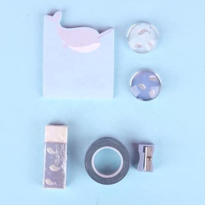 Bộ Dụng Cụ Làm Quà Tặng Văn Phòng Phẩm Màu Xanh Đồ Dùng Để Bàn Bộ Dụng Cụ Làm Tài Khoản Cầm Tay - Product Image 4