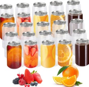 Botella de Jugo Desechable, Vaso de Plástico Sellable con Tapa para Bebidas de Boba y Smoothies, Envase Transparente para Bebidas con Tapa Fácil de Abrir - Product Image 3