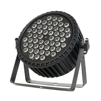 Projecteur LED PAR QSE Lighting 54*3W haute luminosité en aluminium moulé sous pression, lumière de lavage RGBW, contrôle DMX512, température de couleur 2800K-8500K
