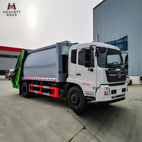Camion compacteur de déchets HEAVSTY Diesel Euro 6 4x2, boîte de vitesses manuelle 8 rapports, pneus 10.00R20, ABS, double réservoir d'égouts 6200ml