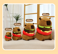 Vente chaude Capibara Peluche Mignon et Moche Cochon D'Inde Poupée avec PP Coton Remplissage Sac À Dos et Cadeau D'anniversaire pour Petite Amie