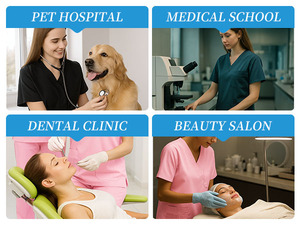 しわになりにくい、お手入れ簡単なスクラブスーツ、ユニセックス、複数の色展開、病院用作業服 - Product Image 5