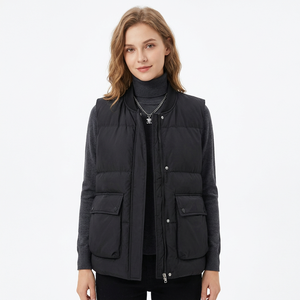 Chaleco Acolchado Sin Mangas con Diseño de Logotipo Personalizado, Unisex, Informal de Invierno, Tallas Grandes, Chalecos Acolchados para Mujer y Chalecos Ecuestres - Product Image 1