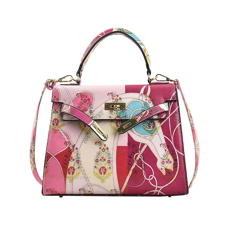 Wholesale classic elegant Ladies creative graffiti painted pattern Shoulder Messenger Bag Purses And Handbags For Women