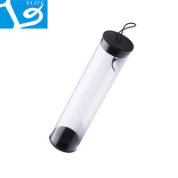 Tube de rangement transparent en plastique résistant à l'eau pour tapis de souris de jeu imprimé en sérigraphie