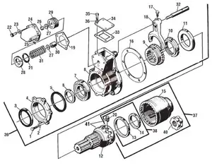 American Truck- MAK Heavy Duty Differential CAM Female Power Divider Coarse Spline 6 Splines 31KN355 BCP-2380 EM23800 25130236