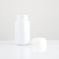 Flacon capsule PET 150g vide, bouchon à vis rond, pour médicaments et compléments, vente en gros, directement du fabricant
