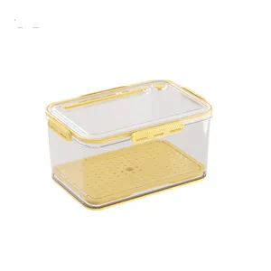 Новейший дизайн, полипропиленовая пластиковая коробка для холодильника, многофункциональная Водонепроницаемая коробка для хранения фруктовых яиц