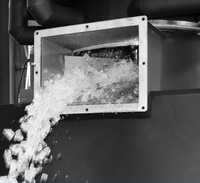 Compresseur de machine à glaçons en tube de haute performance pour la marque SUS304, haute productivité, économie d'énergie, 20 tonnes/jour, usage commercial