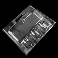 Boîte d'emballage en plastique blister à clapet jetable PP transparent personnalisé pour plantes en pot