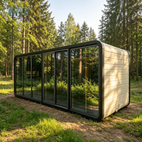 Maisons préfabriquées personnalisées de luxe confortables, maisons conteneurs, capsules spatiales, cabines Apple, maisons modulaires préfabriquées pour hôtel