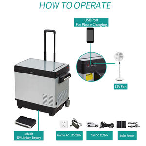 Réfrigérateur de congélateur de voiture avec batterie au Lithium remplaçable de 12V 25ah pour la maison ou l'extérieur - Product Image 3