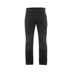 BLAKLADER - 142216459956D84 4-way-stretch Service <b>trousers</b> Black/<b>Red</b> - EAN 7330509735169 WORK <b>TROUSERS</b> <b>CARGO</b> WORK <b>TROUSERS</b> - Product Image 1
