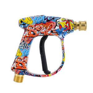 Pistola de gatillo pintada, limpiador de lavadora de alta presión, pistolas de agua de 1/4 "rápido con cañón de espuma, accesorios de coche para <span class=keywords><strong>Parkside</strong></span> Lavor Bosch - Product Image 1