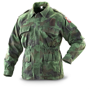 Veste tactique camouflage M65 avec capuche escamotable, tissu résistant à l'eau, veste tactique robuste pour l'entraînement en plein air - Product Image 1