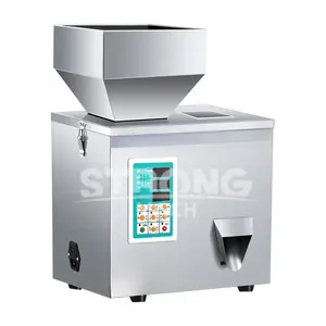 Máquina de enchimento automática manual de grânulos de pó para alimentos, saquinho de café, tempero em pó, arroz, mini pacote pequeno, 1-100g