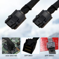 Cable SFF 8643 MiniSAS HD SFF-8643 de 12 Gbps para Computadora, Venta Directa de Fábrica, Envío Rápido, Alta Calidad, al por Mayor