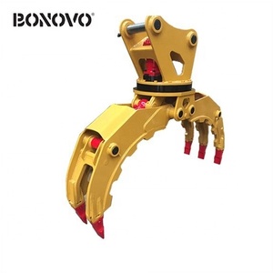 Grappin hydraulique forestier <span class=keywords><strong>BONOVO</strong></span> avec rotor pour mini-excavatrice - Product Image 4