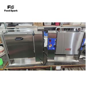 Máquina <span class=keywords><strong>de</strong></span> Asar Hamburguesas Eléctrica <span class=keywords><strong>para</strong></span> Restaurantes Comerciales Food Spark, Acero Inoxidable 304, 110/220V, <span class=keywords><strong>Tostadora</strong></span> <span class=keywords><strong>de</strong></span> <span class=keywords><strong>Pan</strong></span> Nueva - Product Image 4