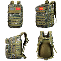 Mochila Táctica JSH al por Mayor Estilo Morral Rápido MOLLE para Viajes con Armazón Táctico 45L Logo Personalizado