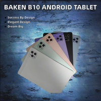 Tablet PC Android 12 Baru Baken B10 10.1" 1280x800 12GB+64GB QUAL COMM Octa Core CPU USB Type-C Wi-Fi Versi Global