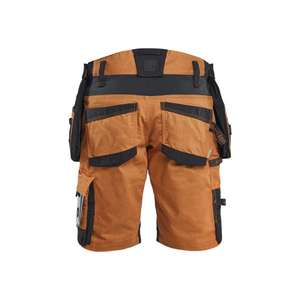 BLAKLADER - 197211494099C62 Craftsman shorts with two-way <b>stretch</b> Rust/<b>Black</b> - EAN 7330509951569 WORK <b>TROUSERS</b> WORK SHORTS - Product Image 2