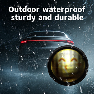 Lumière LED personnalisable pour pare-brise arrière de voiture, publicité et décoration, étanche IP65, contrôle par application Bluetooth, 5V, nouvel accessoire de voiture - Product Image 6