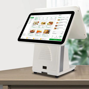 Terminal Punto de Venta Todo en Uno con Pantalla Táctil Dual de 15.6 Pulgadas, Impresora/Escáner, Sistema POS Android para Minoristas, CPU I3, 4GB - Product Image 1