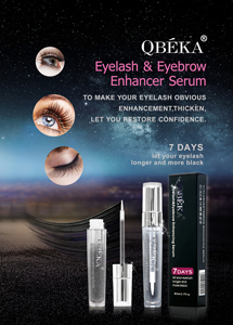 Sérum QBEKA pour cils et sourcils, gel stimulant la croissance des cils et épaississant les sourcils, pour une croissance naturelle et douce des cils - Product Image 4