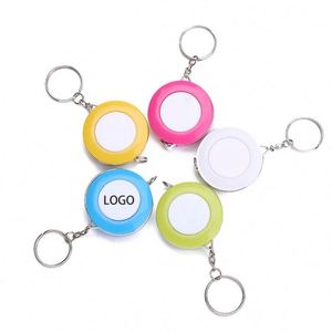 Cinta Métrica Retráctil Portátil con Logotipo Personalizado, Mini Cinta Métrica de Bolsillo, Regla Compacta para Manualidades, Costura, Hogar, Viajes y Promociones - Product Image 1