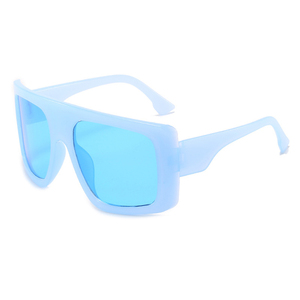 DOISYER 2021 2022 PC <strong>Lens</strong> Red Sun Glasses Designer Famous Brands Luxury clear <strong>Blue</strong> Large square Frame Big Face <strong>Sunglasses</strong> - Product Image 5