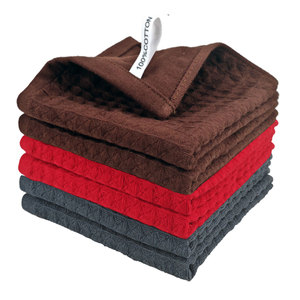 Tovagliolo in Cotone a <span class=keywords><strong>Nido</strong></span> <span class=keywords><strong>d</strong></span>'<span class=keywords><strong>Ape</strong></span> Panno da Cucina Waffle per Lavare i Piatti Strofinaccio Addensato Assorbente per la Pulizia - Product Image 2