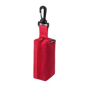 Trousse à crayons pratique en polyester RPET 420D écologique, imprimée sérigraphiée, avec fermeture éclair et mousqueton, 8 compartiments en bois, vente en gros - Product Image 2