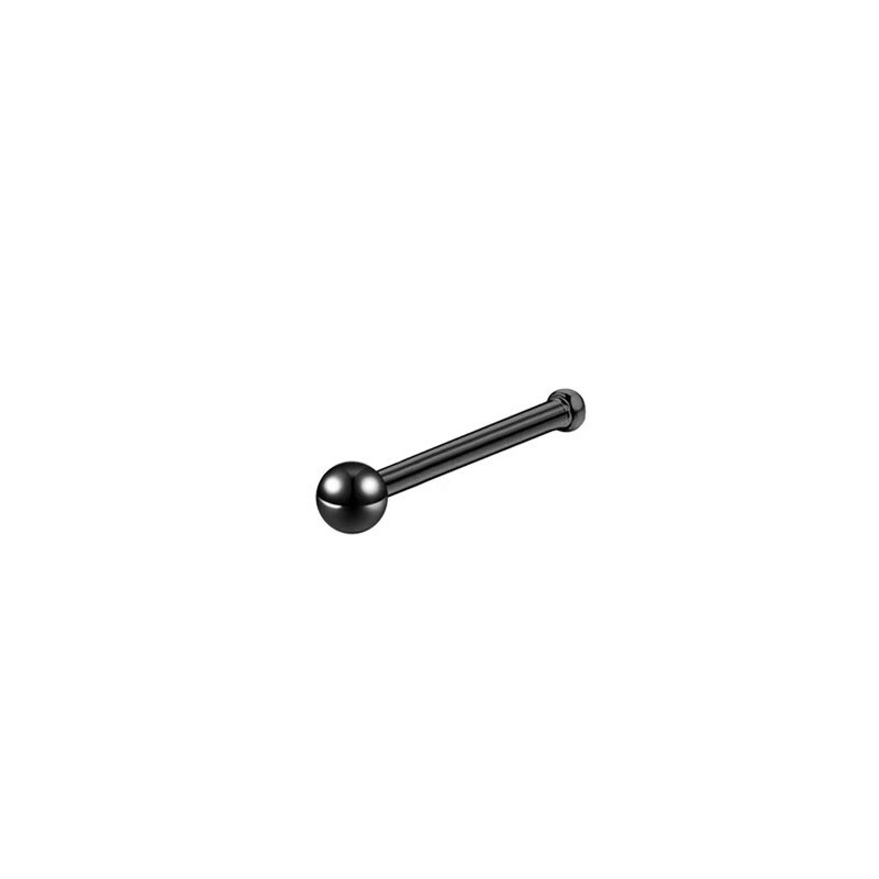 Bâton droit rond noir