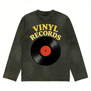 <span class=keywords><strong>T</strong></span>-shirt à manches longues vintage années 90 avec imprimé cassette, style rétro, haut décontracté surdimensionné pour hommes et femmes, mode, coupe ample, confortable - Product Image 3