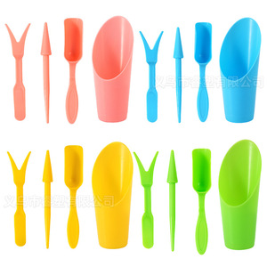 Ensemble d'outils de jardinage, 3 pièces, en matériau PP, durable, pour la plantation, lève-plantules, pelle, utilisation pour le rempotage - Product Image 5