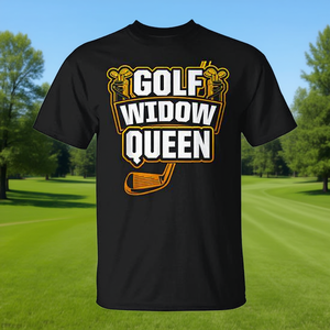 Camiseta Golf Widow Queen para mujer, amantes del golf, ropa de regalo divertida - Product Image 3
