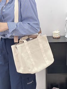 Sac <span class=keywords><strong>Mami</strong></span> Sac à provisions en toile Sacs à bandoulière avec poche et fermeture éclair Nouvelle mode Sac fourre-tout multifonctionnel en toile épaisse - Product Image 6