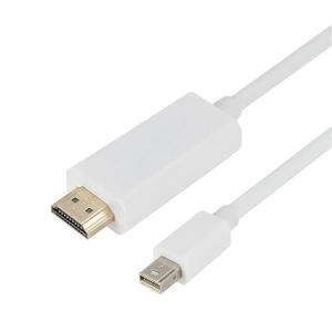 MiniDP a para adaptador HDMI con <span class=keywords><strong>cable</strong></span> <span class=keywords><strong>macho</strong></span> a <span class=keywords><strong>macho</strong></span> de 1,8 metros <span class=keywords><strong>Cable</strong></span> de alta definición para accesorios de conector de televisores - Product Image 4