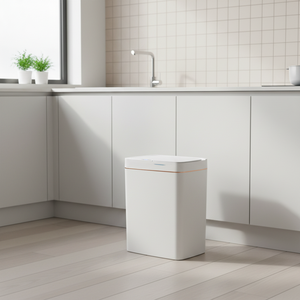 <span class=keywords><strong>Cubo</strong></span> de <span class=keywords><strong>Basura</strong></span> Inteligente con Sensor Automático de Plástico para Oficina, Hotel, Baño, Cocina, 15L/18L, Contenedor de Almacenamiento para Espacios Estrechos con Tapa Grande - Product Image 3