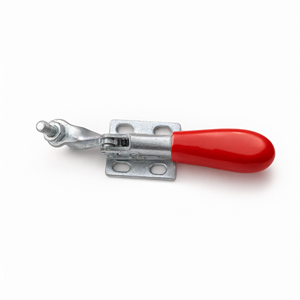 Pince à dégagement rapide, fixation horizontale, barre verticale, poignée rouge - Product Image 3