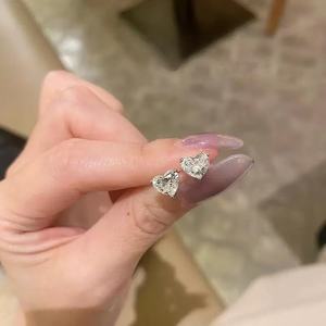 UM Jewelry 925 <b>Solid</b> <b>Silver</b> Zircon Stud Earrings Unisex for Daily Wear & Party Wedding Anniversary Gift - Product Image 6