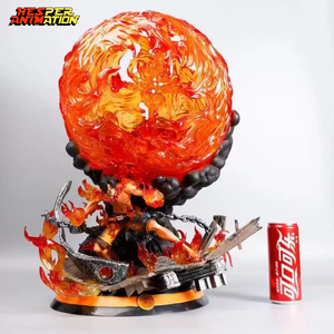 HESPER Venta al por Mayor Figura <span class=keywords><strong>de</strong></span> Anime <span class=keywords><strong>de</strong></span> 56CM, Ace Fireball, Figura Grande <span class=keywords><strong>de</strong></span> PVC con Luz - Product Image 1