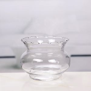 Bac rond à <span class=keywords><strong>poisson</strong></span> <span class=keywords><strong>rouge</strong></span> transparent, pot de réservoir de <span class=keywords><strong>poisson</strong></span> <span class=keywords><strong>avec</strong></span> bordure à volants - Product Image 4