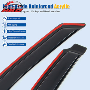 Déflecteurs de vitres en acrylique pour Dodge Charger 06-10, protection contre la pluie - Product Image 4