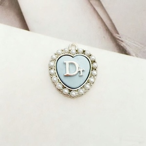 Wholesale Various Kind of Correct Brand Logo Diamond Pendant Accessories DIY Customization Luxury <b>Charm</b> - Product Image 3